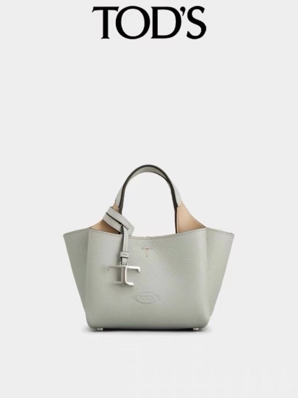 Tod’s micro crossbody bag with pebbled leather
